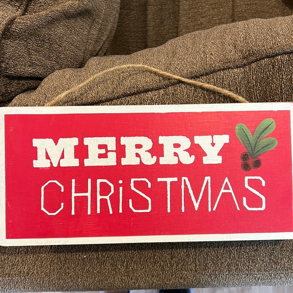 Other - Merry Christmas Wooden Sign